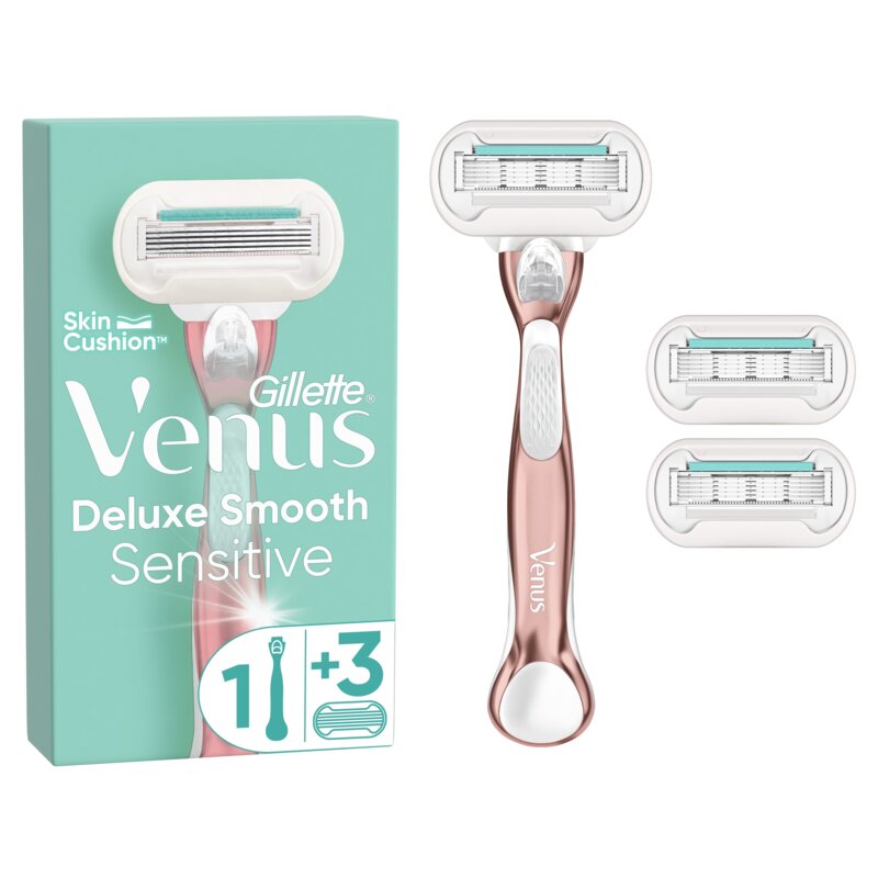 Golarki GILLETTE Venus Deluxe Smooth Sensitive + 3 Ostrza