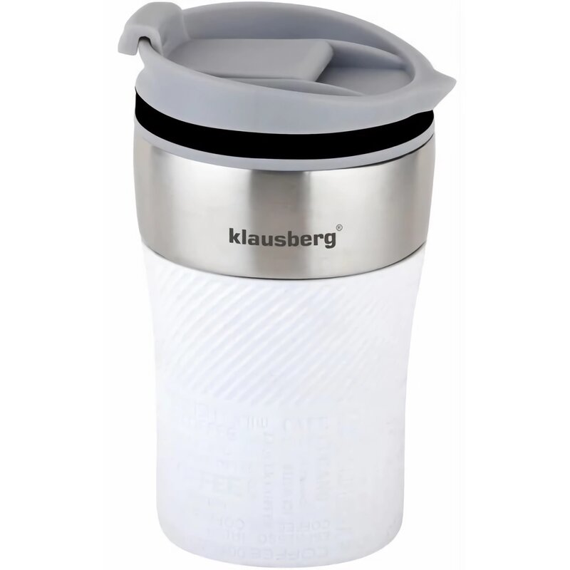 Kubek termiczny KLAUSBERG KB-7623 Biały 280 ml