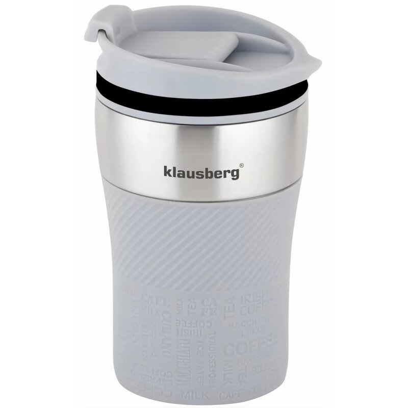 Kubek termiczny KLAUSBERG KB-7622 Szary 280 ml