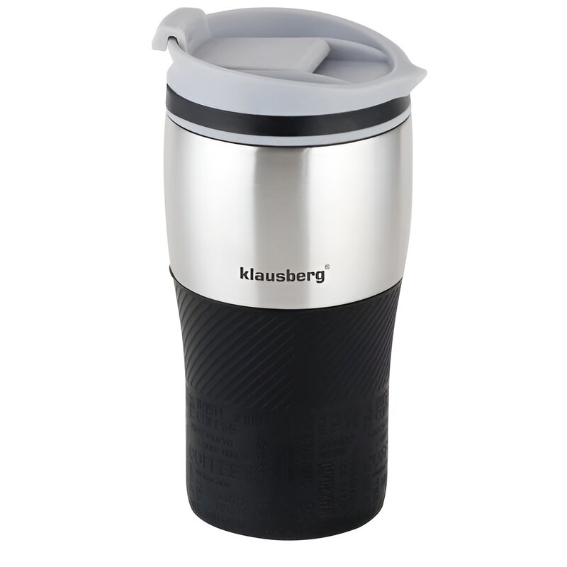Kubek termiczny KLAUSBERG KB-7625 Czarny 320 ml