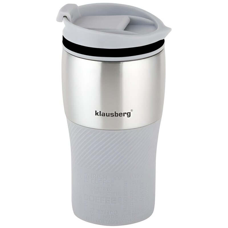 Kubek termiczny KLAUSBERG KB-7626 Szary 320 ml