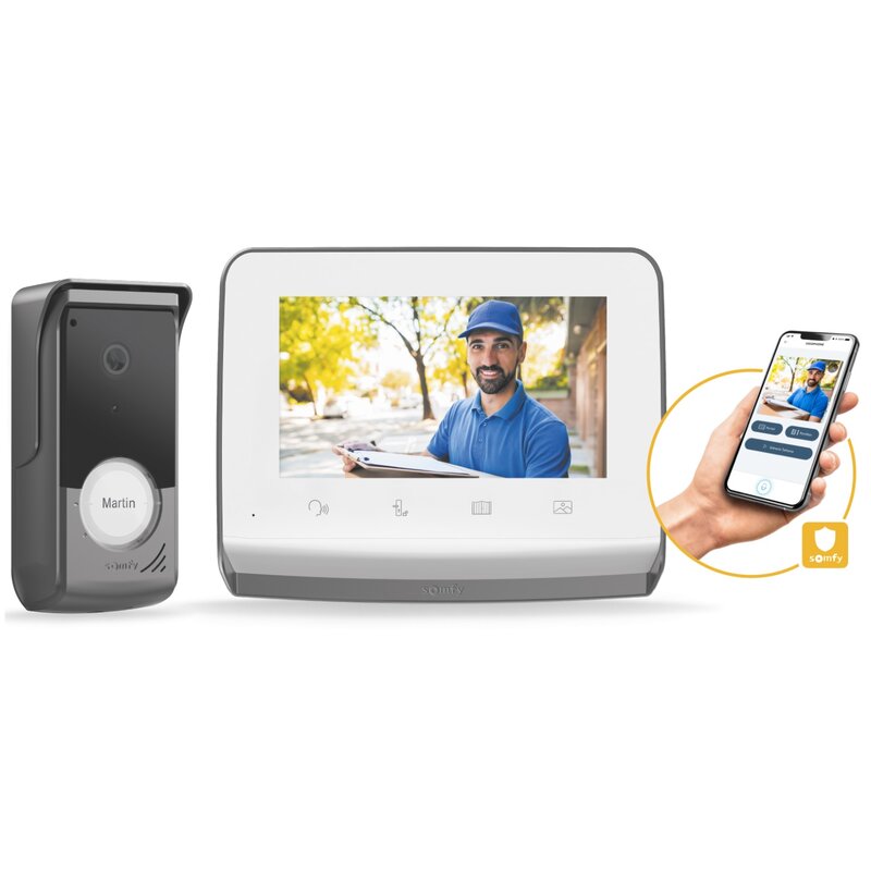 Zestaw wideodomofonowy SOMFY V350 Connect RTS Bezprzewodowy Wi-Fi