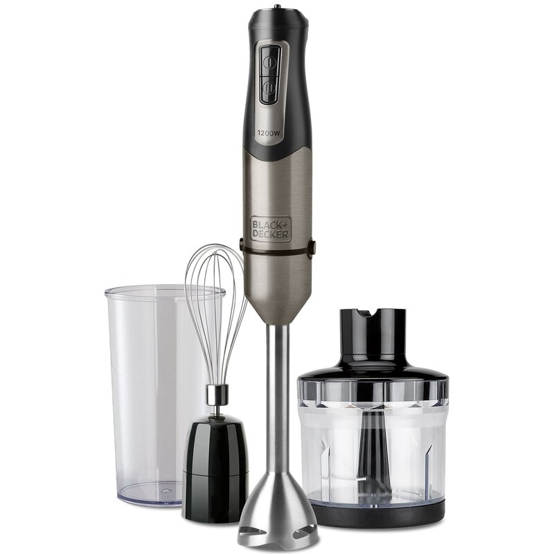Blender ręczny Black+Decker BXHBA1200E 1200W | 3 funkcje | tryb turbo
