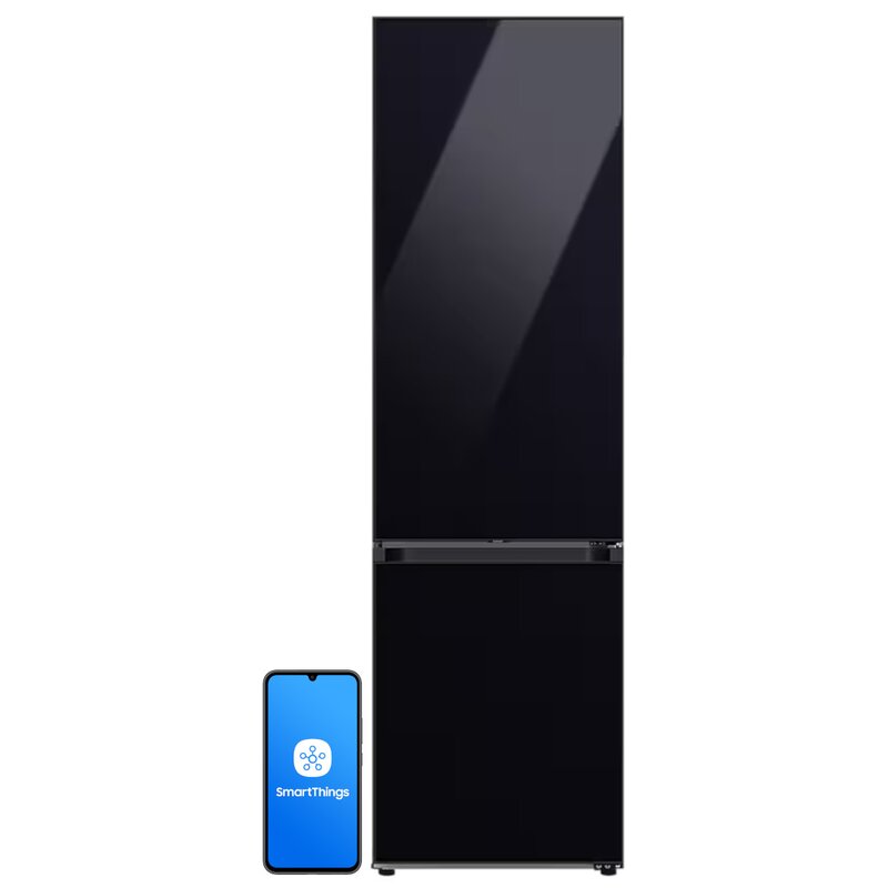 Lodówka SAMSUNG BESPOKE RB38C6B2E22 EF No frost AI Energy Mode 203cm Czarna