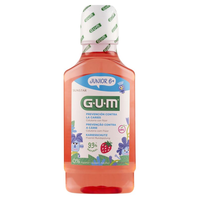 Płyn do płukania jamy ustnej SUNSTAR GUM Junior 6+ 300 ml