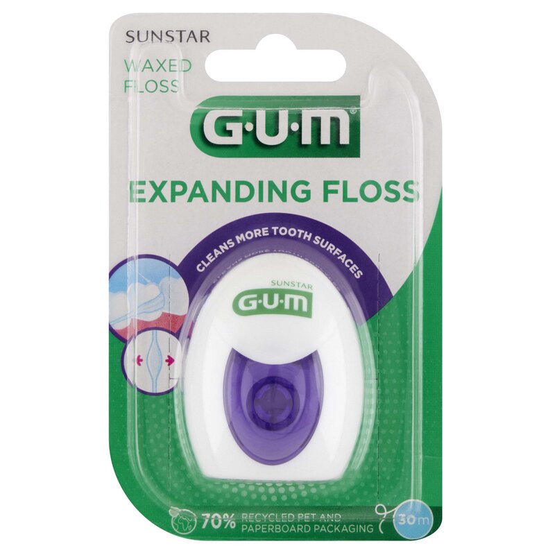 Nić dentystyczna SUNSTAR GUM Expanding Floss (30 m)
