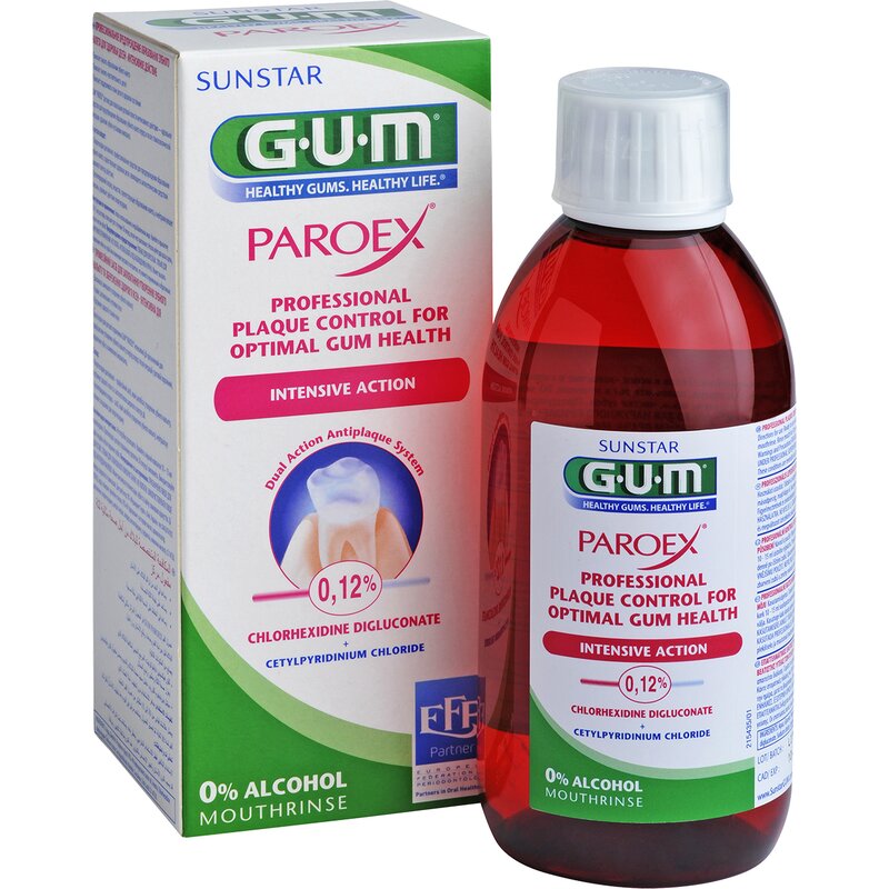 Płyn do płukania jamy ustnej SUNSTAR GUM Paroex 300 ml