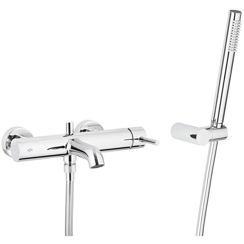 Bateria wannowa natynkowa KFA ARMATURA Moza 5034-520-00 Chrom
