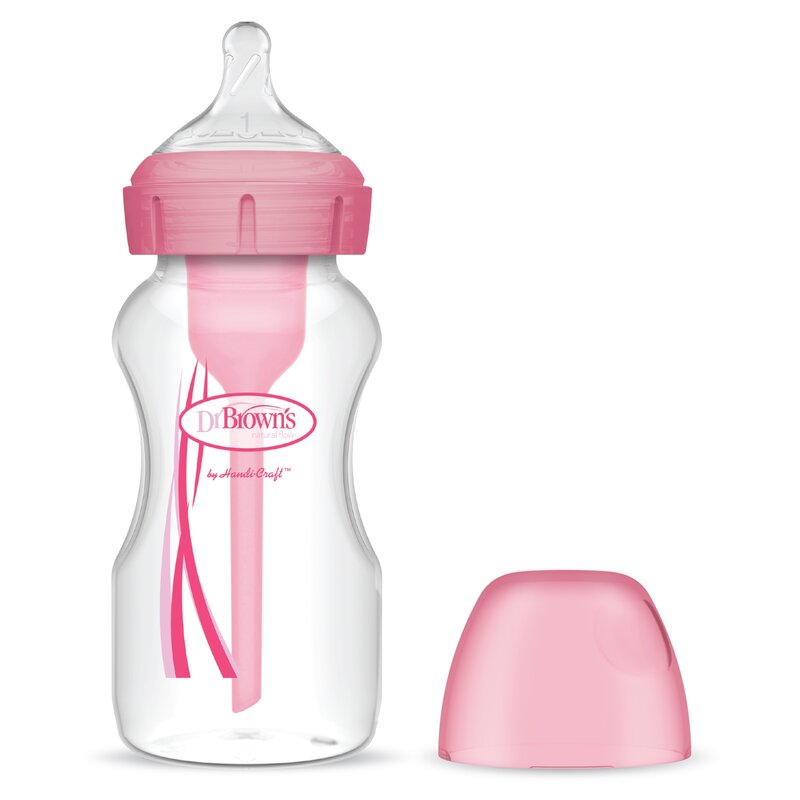 Butelka DR BROWN'S Options+ 270 ml Różowy