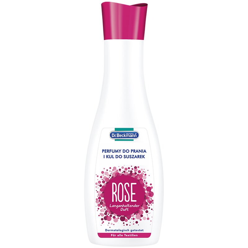 Perfumy do prania i kul do suszarek DR BECKMANN Róża 250 ml