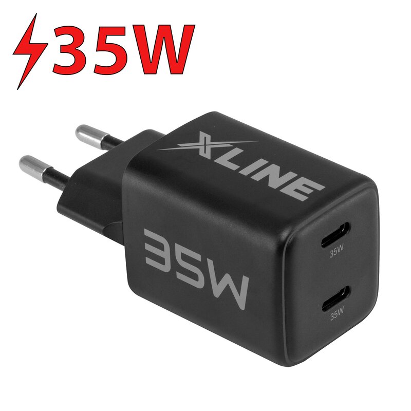 Ładowarka sieciowa XLINE WCG352CK 35W Czarny