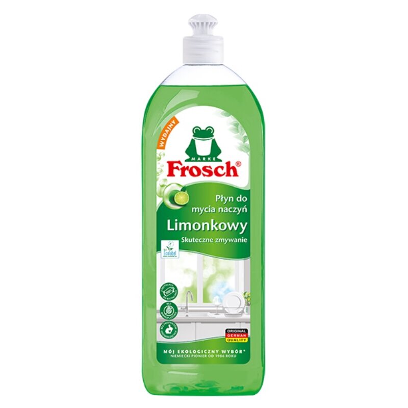 Płyn do mycia naczyń FROSCH Limonkowy 750 ml