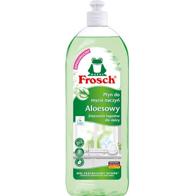 Płyn do mycia naczyń FROSCH Aloesowy 750 ml