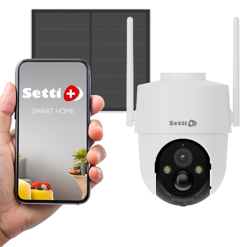 Kamera SETTI+ SC970 3MP Smart, Zewnętrzna, 4G LTE
