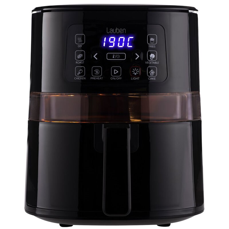 Air Fryer Frytkownica beztłuszczowa LAUBEN Hot 4000BC 4l z okienkiem do obserwacji postępów gotowania