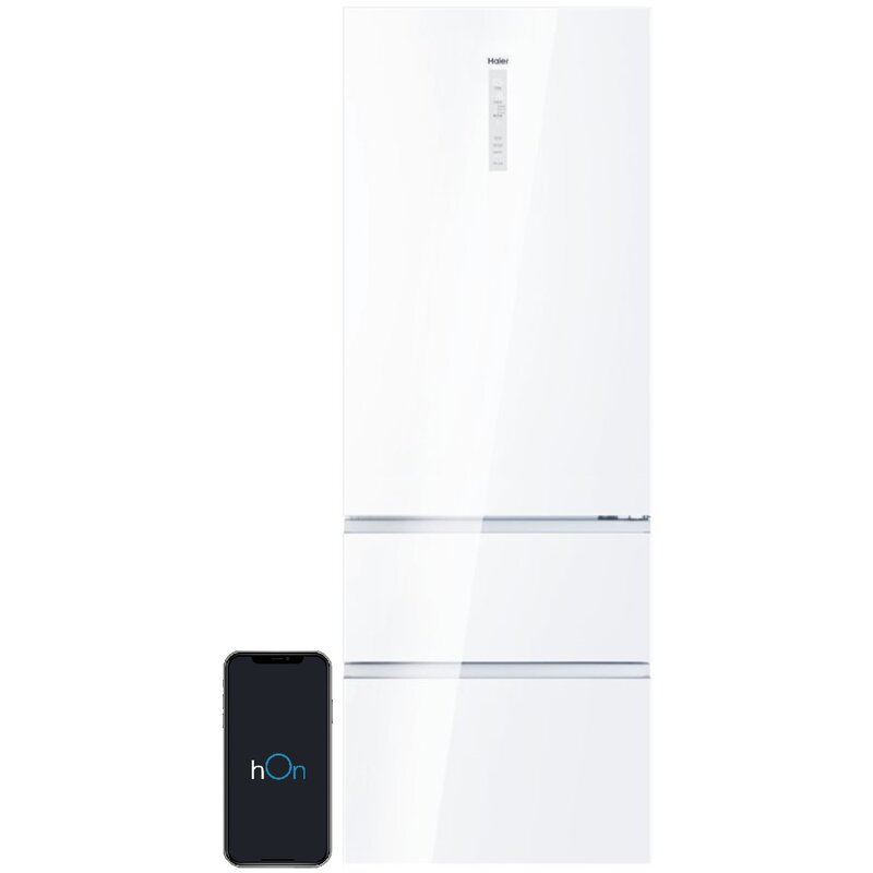 Lodówka HAIER 3D 70 Series 7 HTW7720DNGW No frost 200.6cm Biała