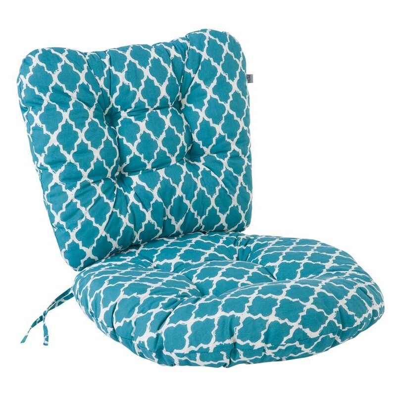 Poduszki na fotel PATIO Marocco H030-21PB 97 x 55 x 12 cm Biało-niebieski