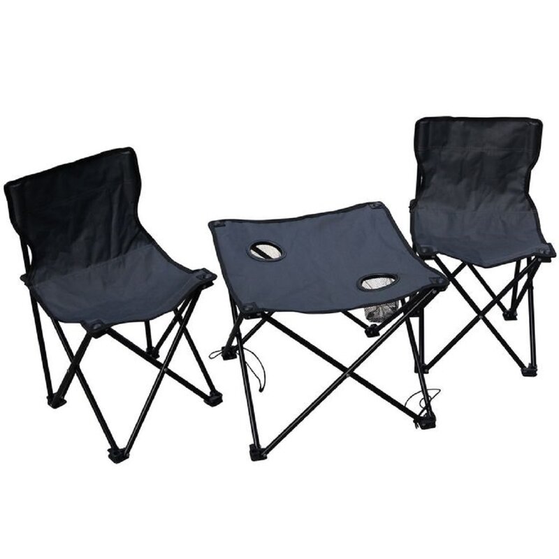 Meble campingowe PATIO Camping 47617 Antracytowy