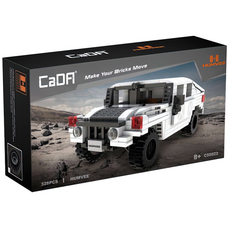 Klocki plastikowe CADA Make Your Bricks Move Humvee C55022W