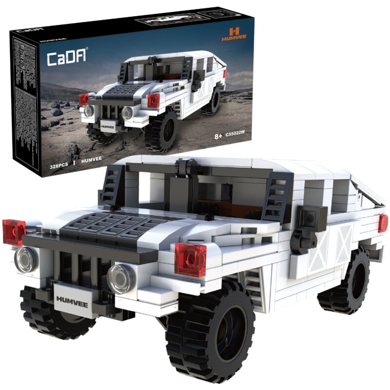 Klocki plastikowe CADA Make Your Bricks Move Humvee C55022W