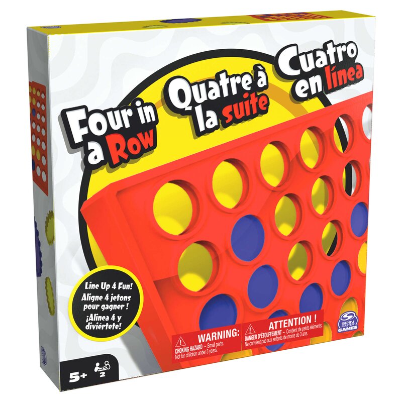 Gra logiczna SPIN MASTER Cztery w rzędzie 6067993