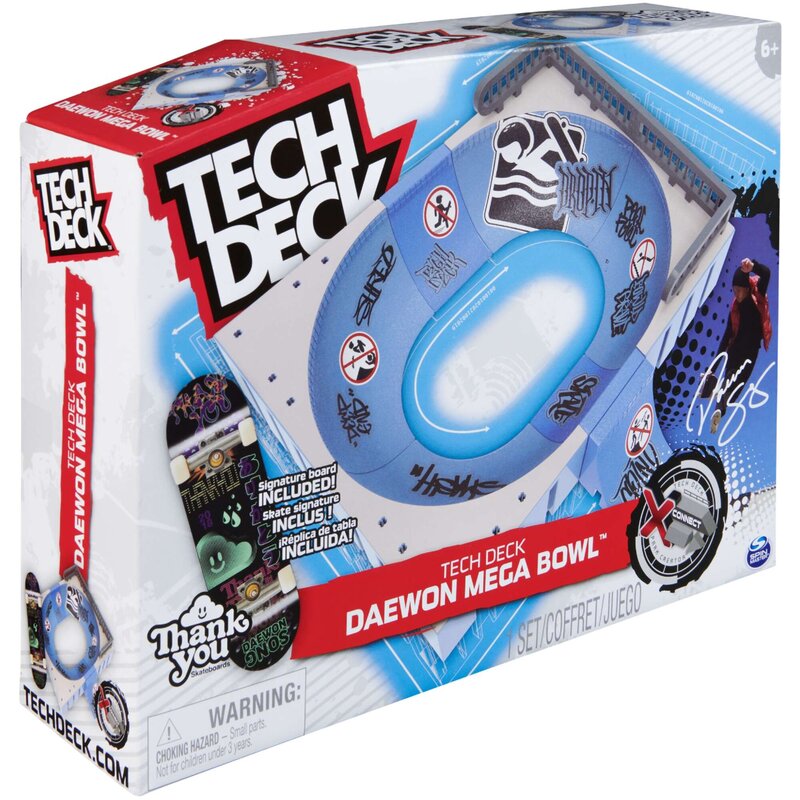 Zestaw do fingerboard SPIN MASTER Tech Deck Daewon Mega Bowl
