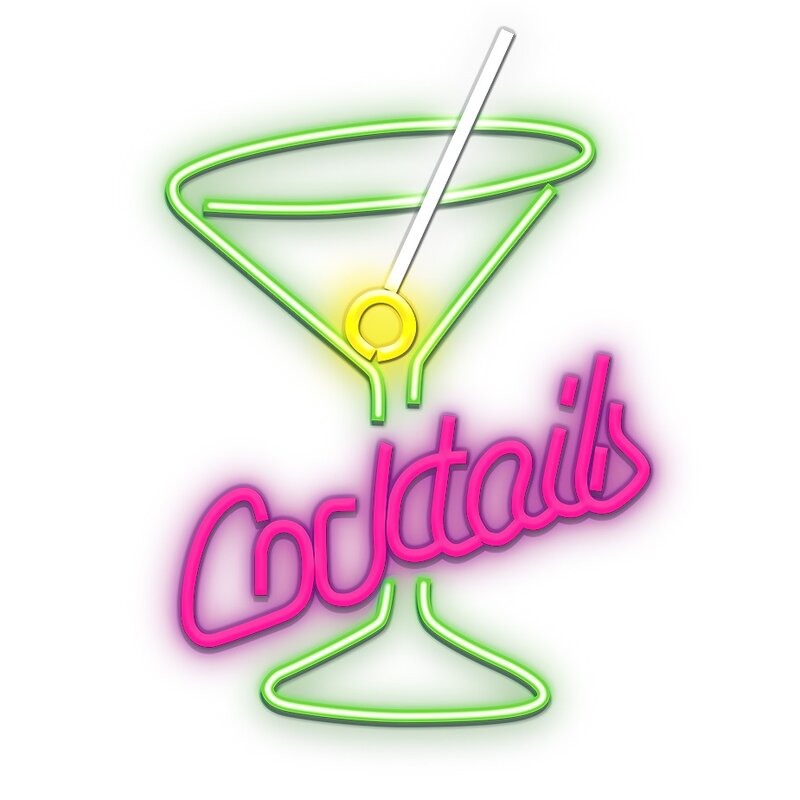 Neon LED FOREVER LIGHT Cocktails RTV100453