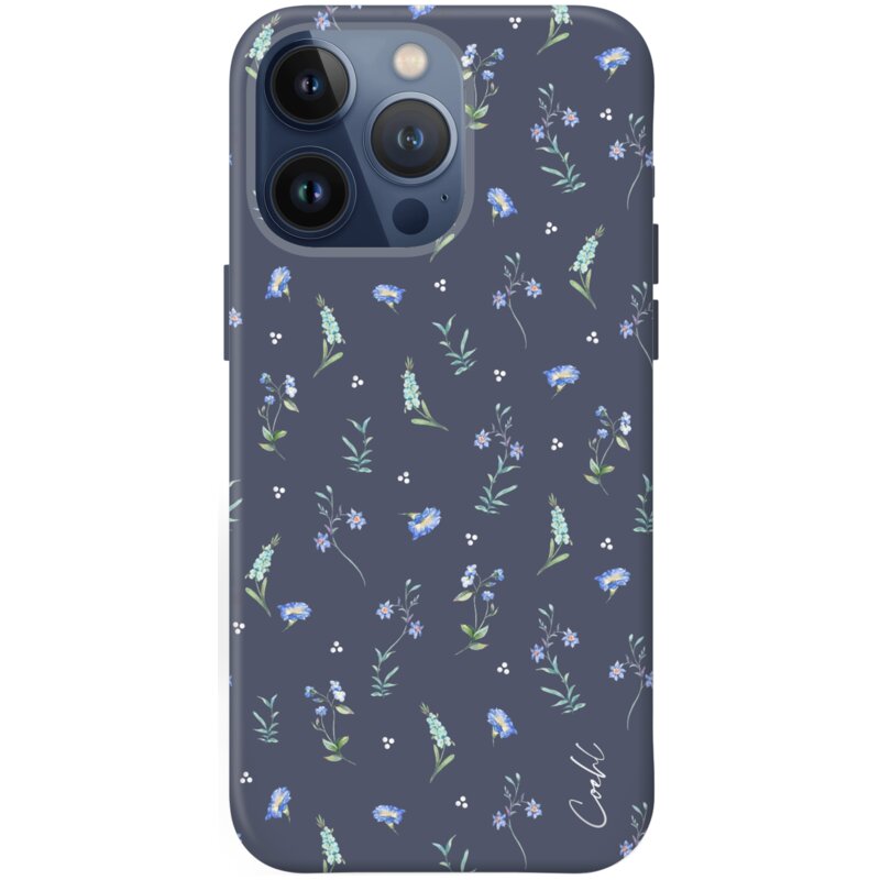 Etui UNIQ Coehl Praire do Apple iPhone 15 Pro Granatowy