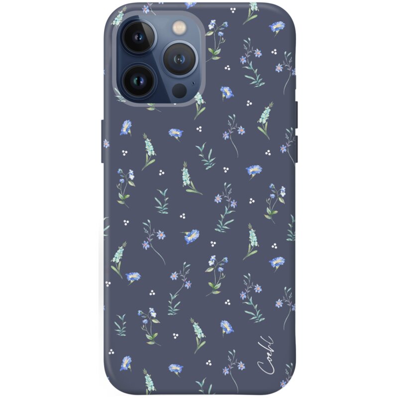 Etui UNIQ Coehl Praire do Apple iPhone 15 Pro Max Granatowy