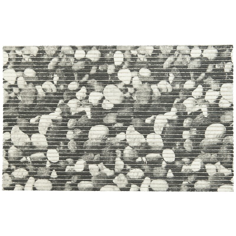 Mata łazienkowa MULTIDECOR Kamienie Prostokątny Szary