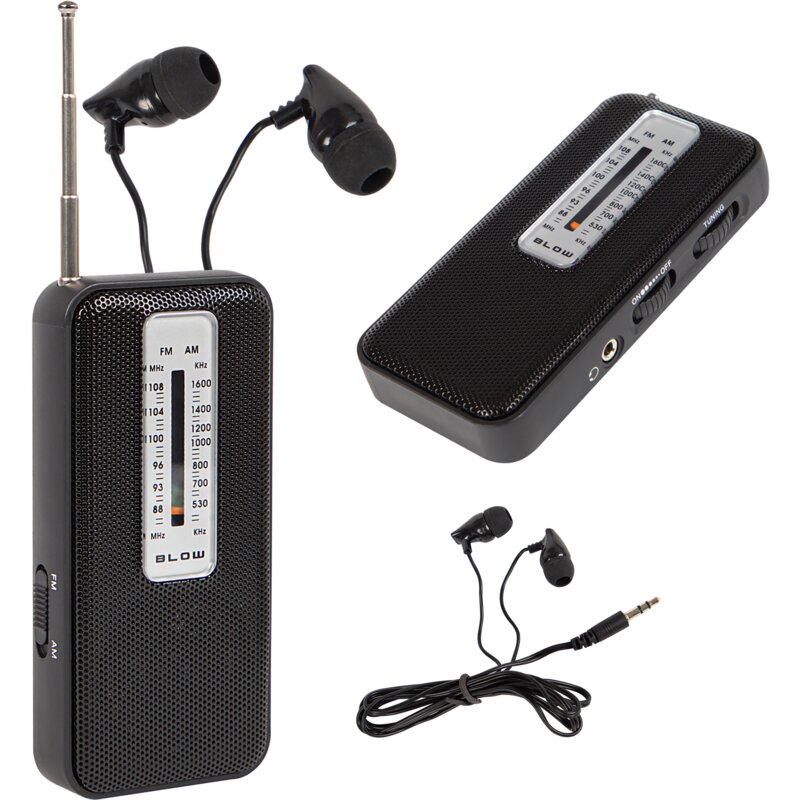 Radio BLOW RA8 Analogowe Przenośne Czarny