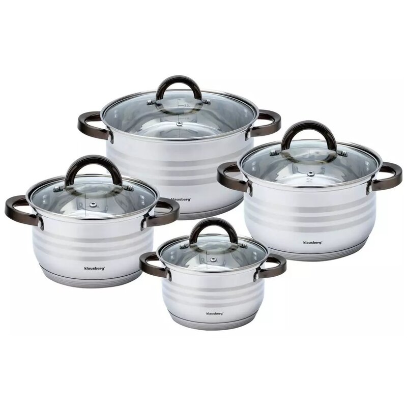 Zestaw garnków KLAUSBERG KB-7701 (8 elementów)