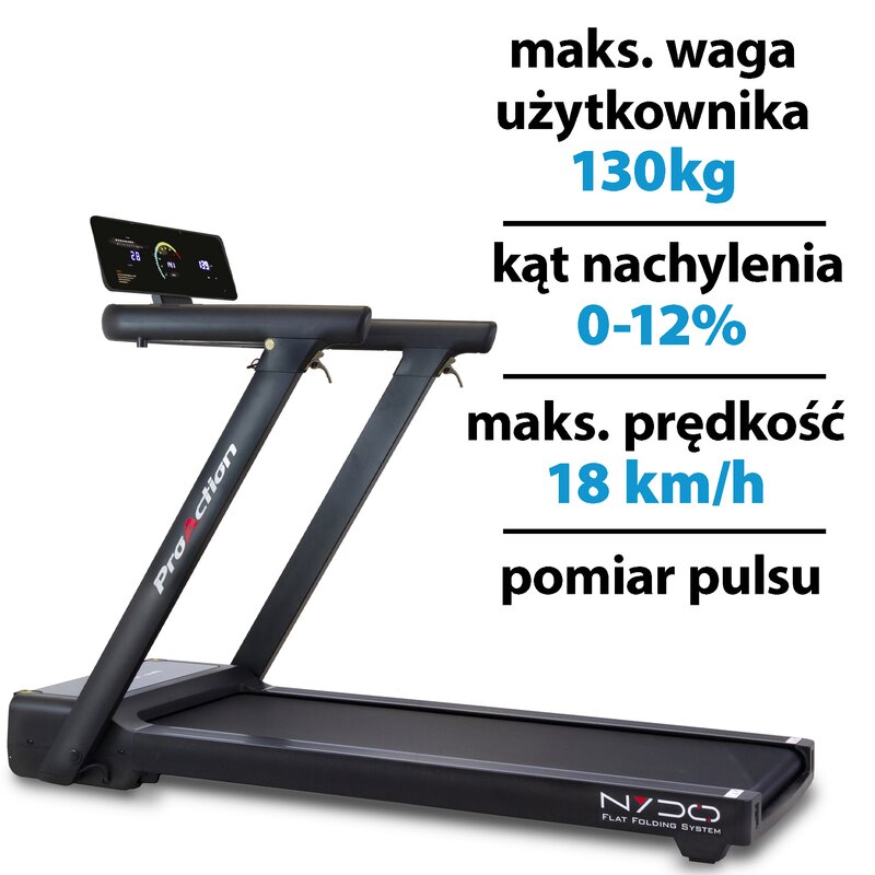 Bieżnia elektryczna BH FITNESS Nydo G6540 2206W 18km/h