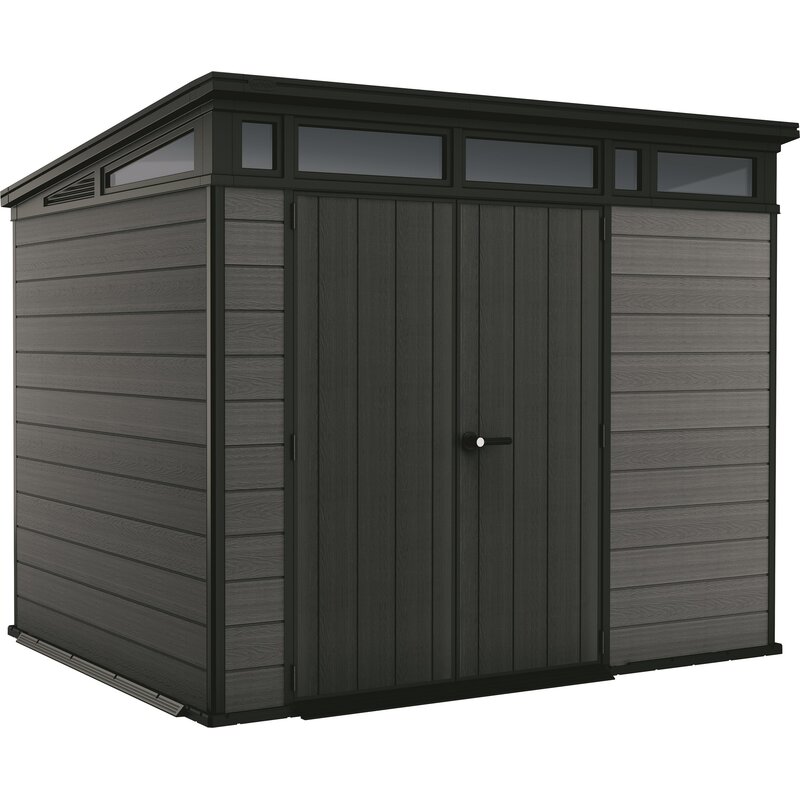 Domek narzędziowy KETER Cortina 9x7 255060 279 x 216 x 226 cm Szary