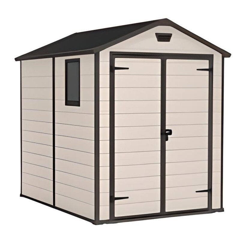 Domek narzędziowy KETER Manor 6X5 DD Beżowy 185 x 152 x 226 cm