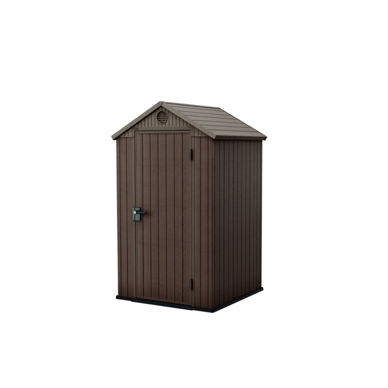 Domek narzędziowy KETER Darwin 4x4 Brązowy 125.8 x 116.37 x 205 cm