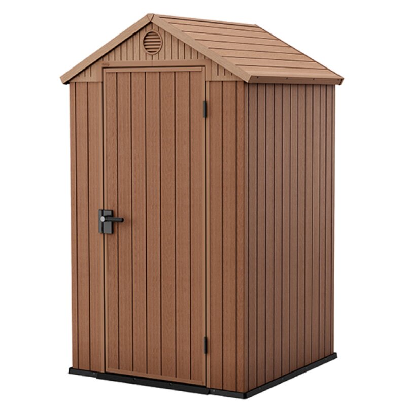 Domek narzędziowy KETER Darwin 4x4 Brązowy 125.8 x 116.37 x 205 cm