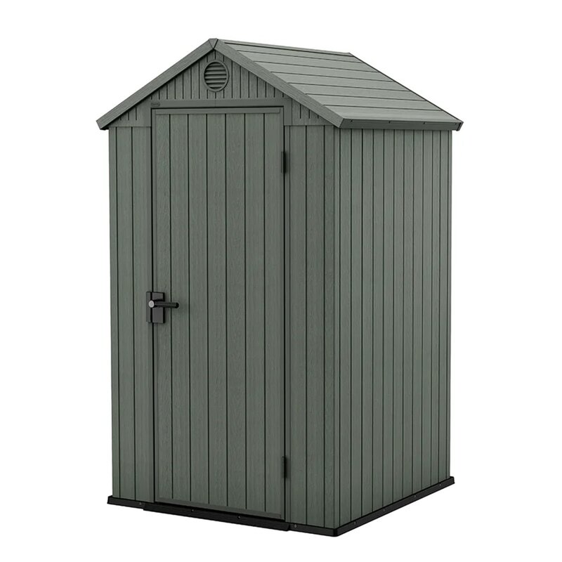 Domek narzędziowy KETER Darwin 259004 4X4 Zielony 125.8 x 116.37 x 205 cm