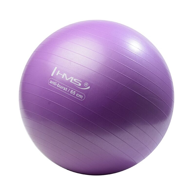 Piłka gimnastyczna HMS YB02 Fioletowy (65 cm)
