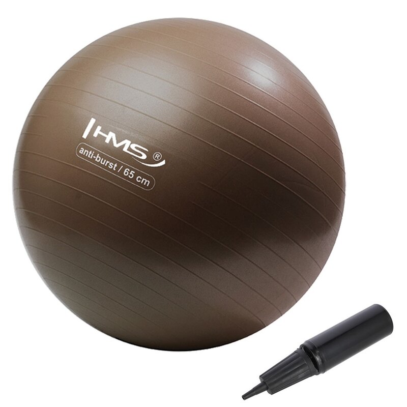 Piłka gimnastyczna HMS YB02N Brązowy (65 cm)