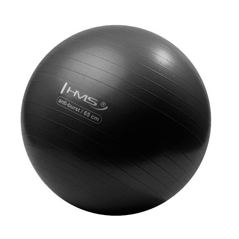 Piłka gimnastyczna HMS YB02 Czarny (65 cm)