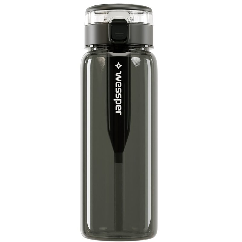 Butelka filtrująca WESSPER Activemax Clarti Glass 0.68 l Czarna