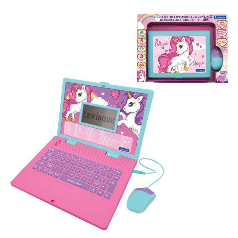 Zabawka laptop edukacyjny LEXIBOOK Unicorn JC598UNII17