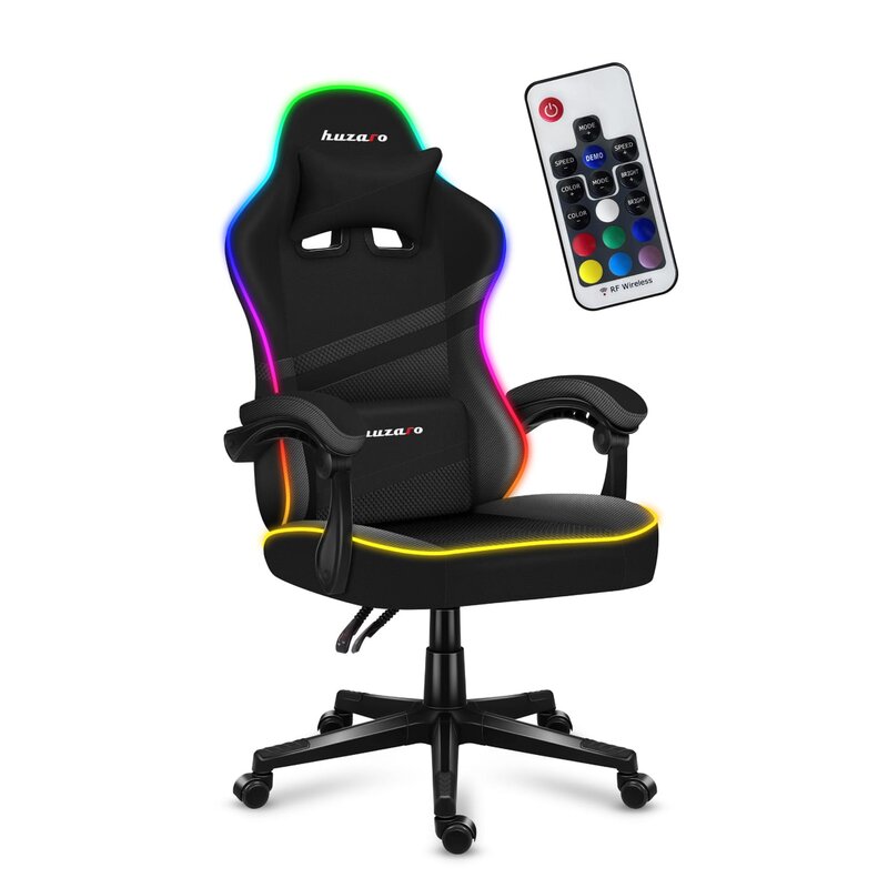 Fotel gamingowy HUZARO Force 4.4 RGB Czarny