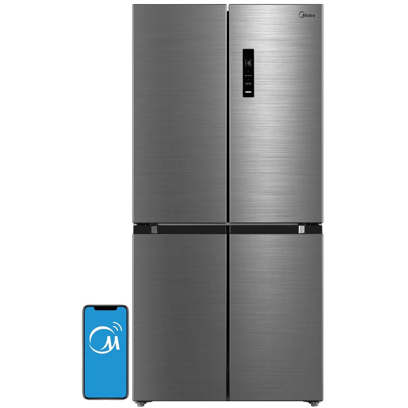 Lodówka MIDEA MDRF632FIE46 No frost Side by side 177.5 cm Inox