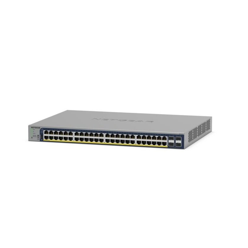 Switch NETGEAR GS752TP-300EUS Gigabit Ethernet, 52 portów, Funkcja PoE, Zarządzalny