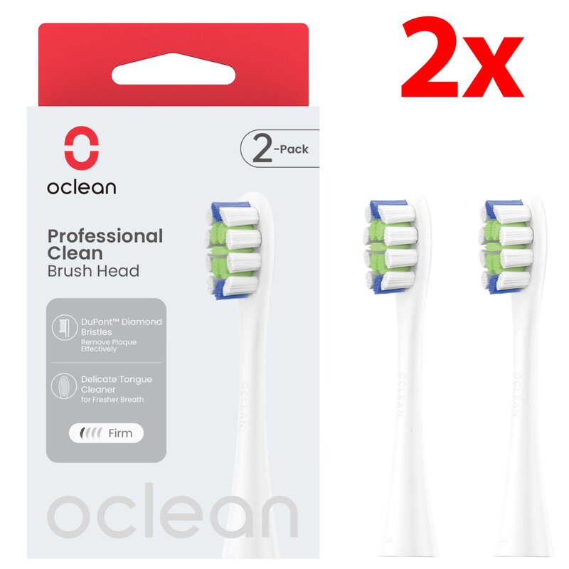 Oclean Końcówki Professional Clean P1C1 W02 biały 2 szt.