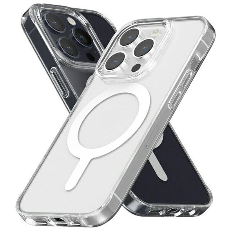 Mercury Jelhard MagSafe do iPhone 15 Pro Przezroczysty