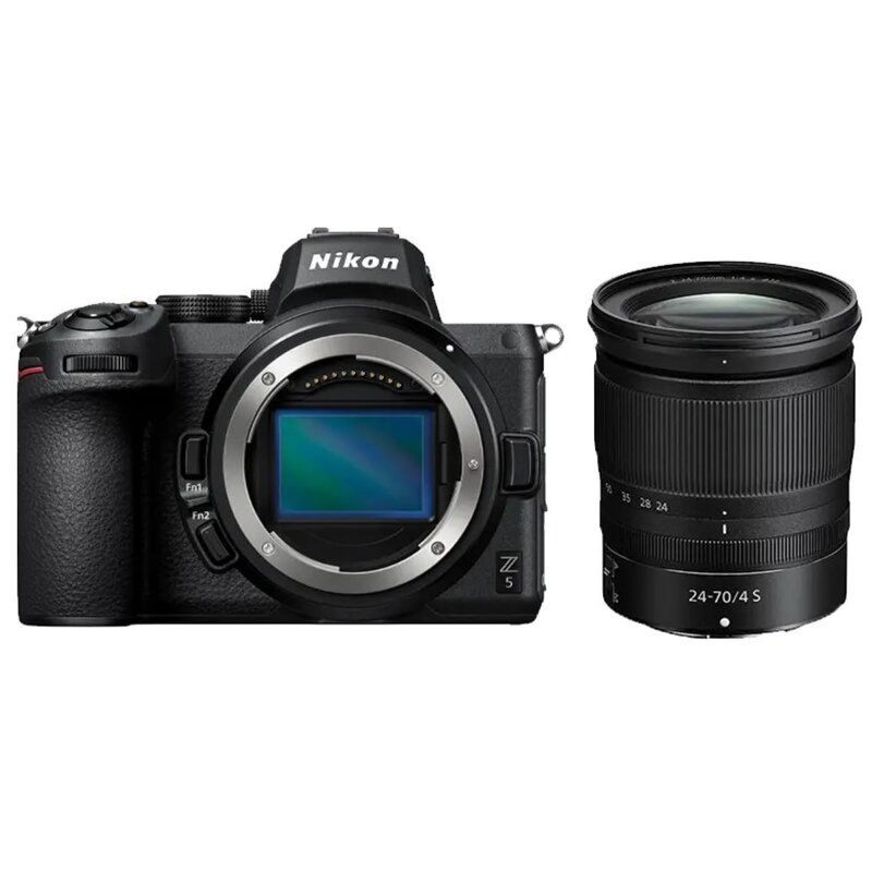 Aparat cyfrowy Nikon Z5 + Nikkor Z 24-70mm f4 S + dodaj w koszyku kurs szybki start za 1 zł | cena zawiera rabat 2150 zł