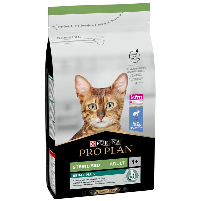 Karma dla kota PURINA Pro Plan Sterilised Renal Plus Królik 10 kg